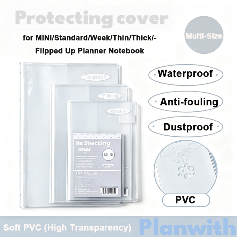Place Card Holder - Planwith Multi-Size Protective Sleeve Compatible with
