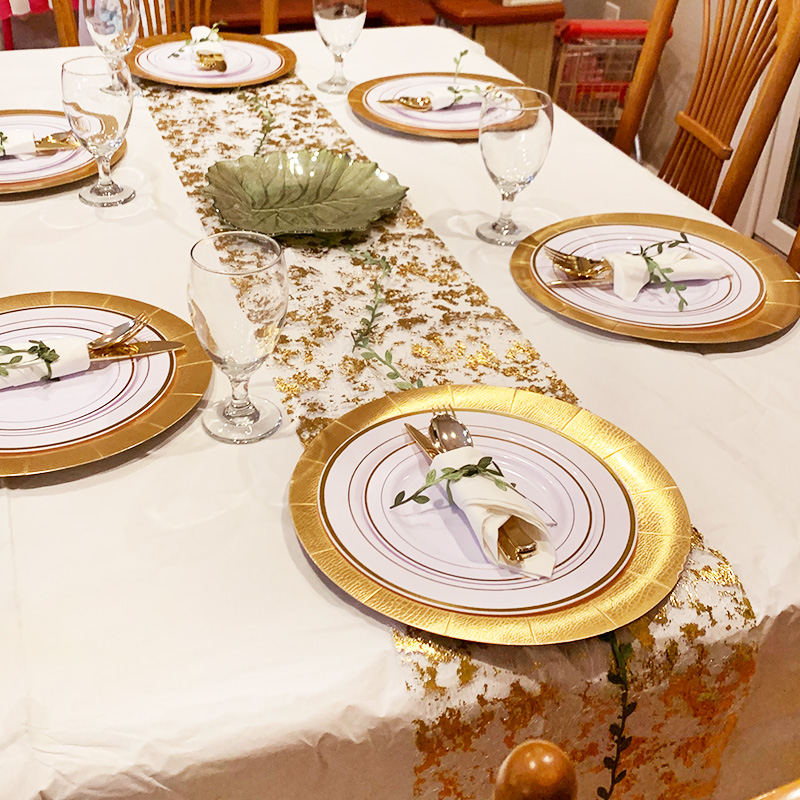 273/500cm Wedding Table Runner - Table Runner Sequin ulasan dan harga