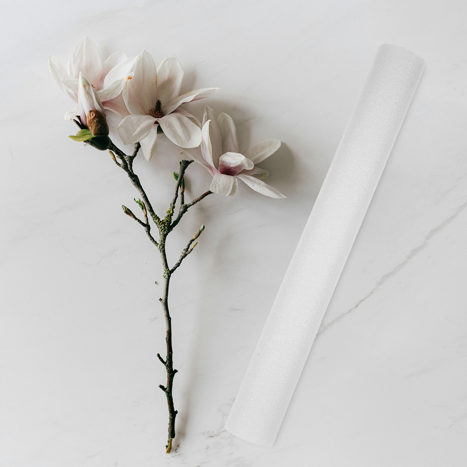 5Pcs White Foam Rods 40Cm Flor - Wedding Decoration Supply ulasan dan harga