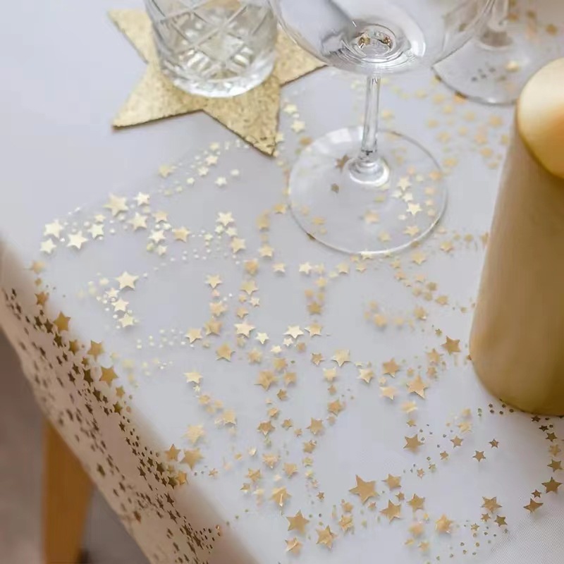 Party Table Runner Polyester F - Table Runner Sequin ulasan dan harga