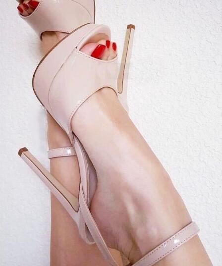 Sexy Black Nude Patent Leather - Wedding Super ulasan dan harga