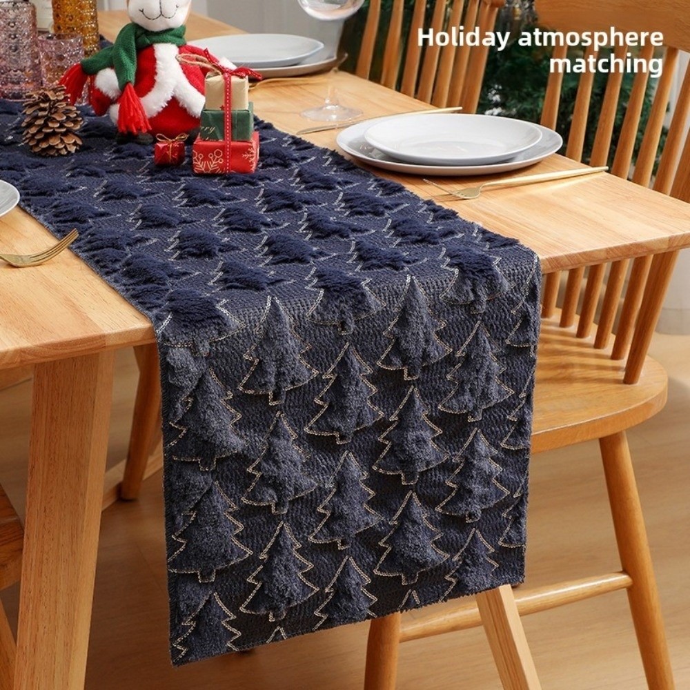 New Christmas Table Runner Pol - Table Runner Sequin ulasan dan harga