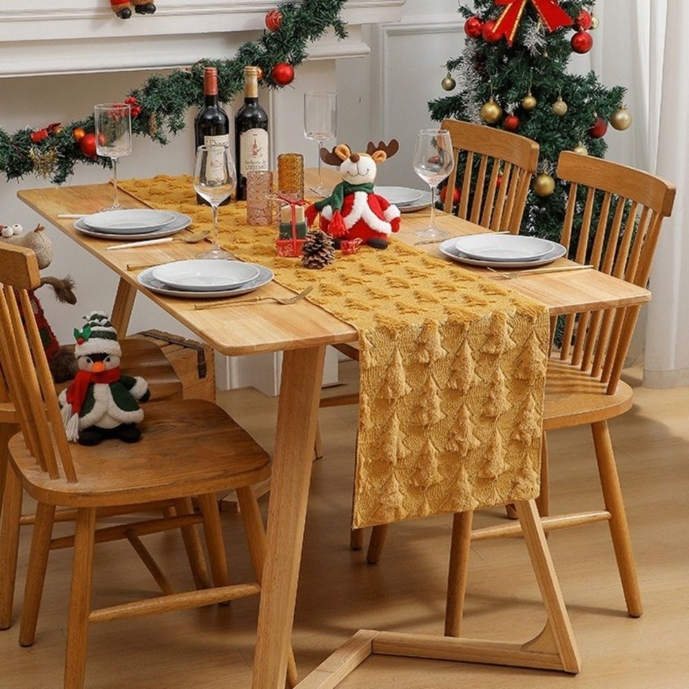 New Christmas Table Runner Pol - Table Runner Sequin ulasan dan harga
