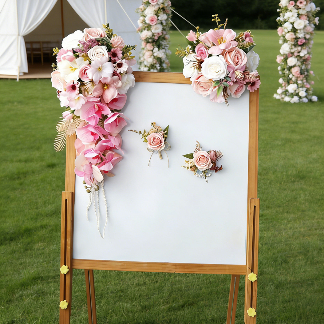 Yannew Pink Wedding Bouquet Co - Wedding Ceremony Supply ulasan dan harga