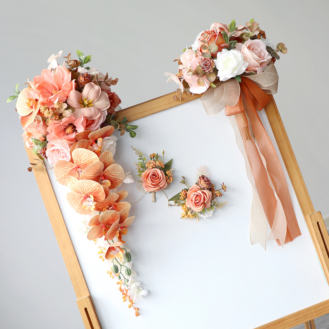Yannew Pink Wedding Bouquet Co - Wedding Ceremony Supply ulasan dan harga