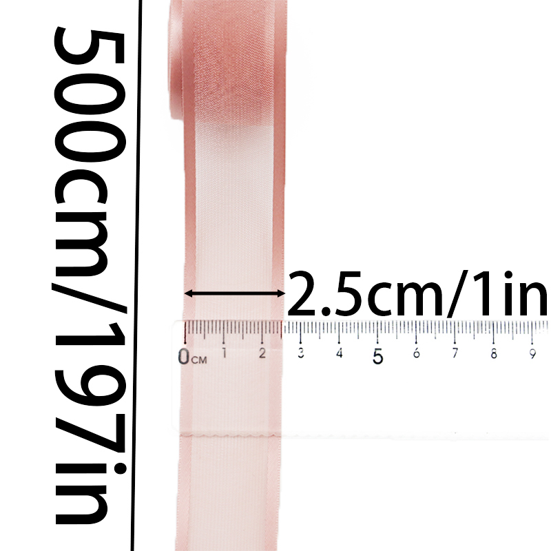 (5Meter/pack)2.5cm Organza Rib - Wedding Supply Wholesale ulasan dan harga