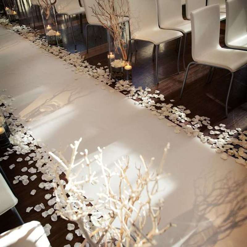 Wedding White Carpet  Aisle Ru - Aisle Runner White ulasan dan harga