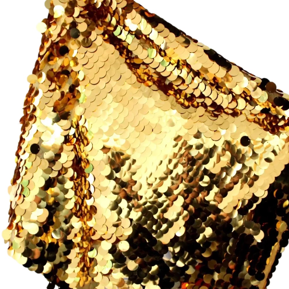 1 Yard Sequined Lace Fabric Bi - Table Runner Sequin ulasan dan harga