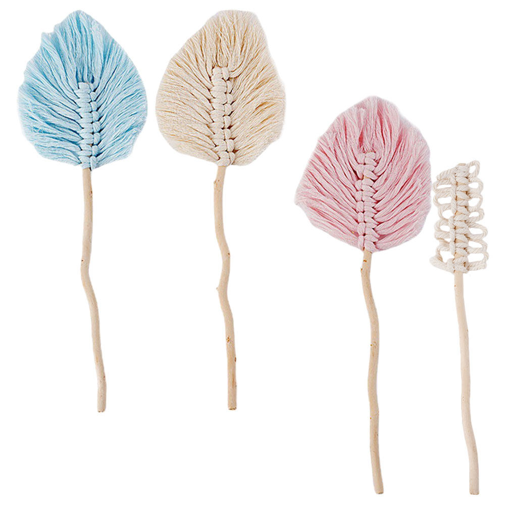 4Pcs Cotton Rope Leaf Shape Wa - Wedding Decoration Supply ulasan dan harga