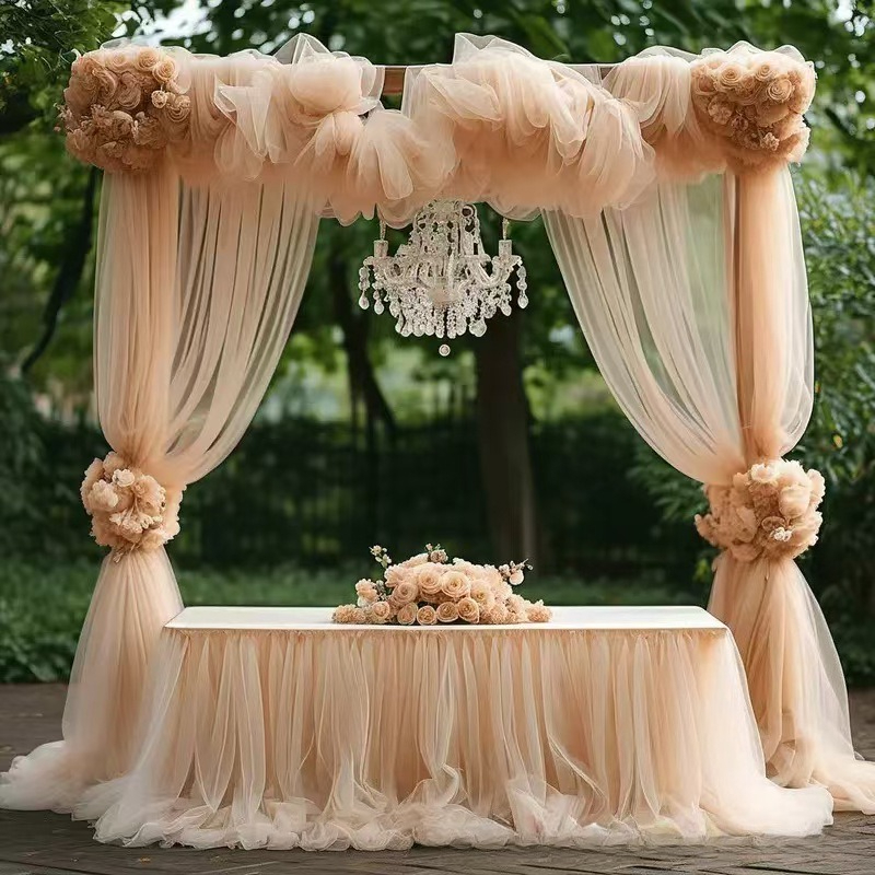 6 Meters Wedding Arch Drape Fa - Wedding Ceremony Supply ulasan dan harga
