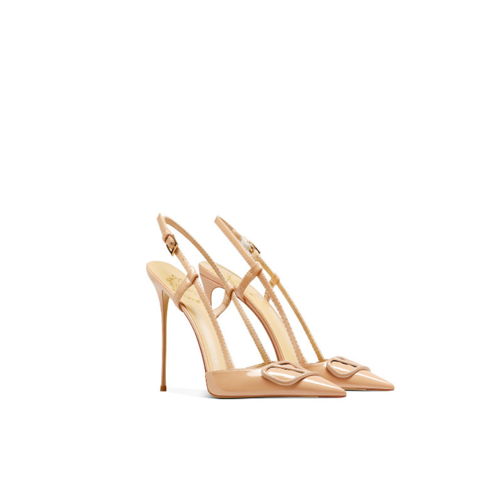 Women Nude Pointed Toe Thin He - Wedding Super ulasan dan harga