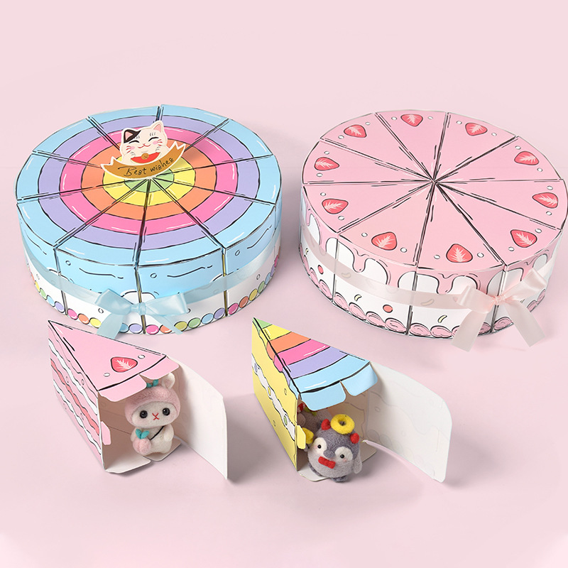 Triangular Cake Shaped Paper G - Wedding Decoration Supply ulasan dan harga