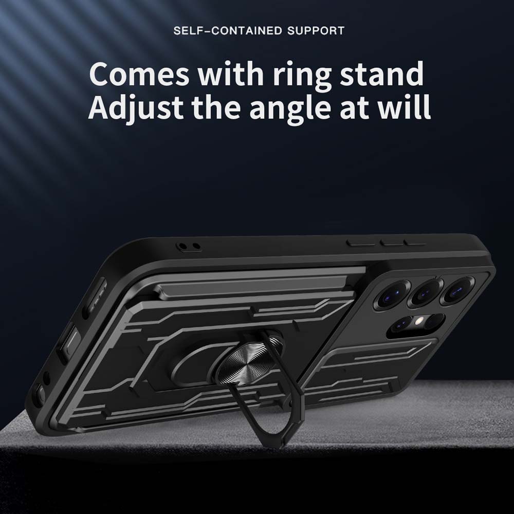 Heavy Duty Armor Case For Sams - Place Card Holder ulasan dan harga