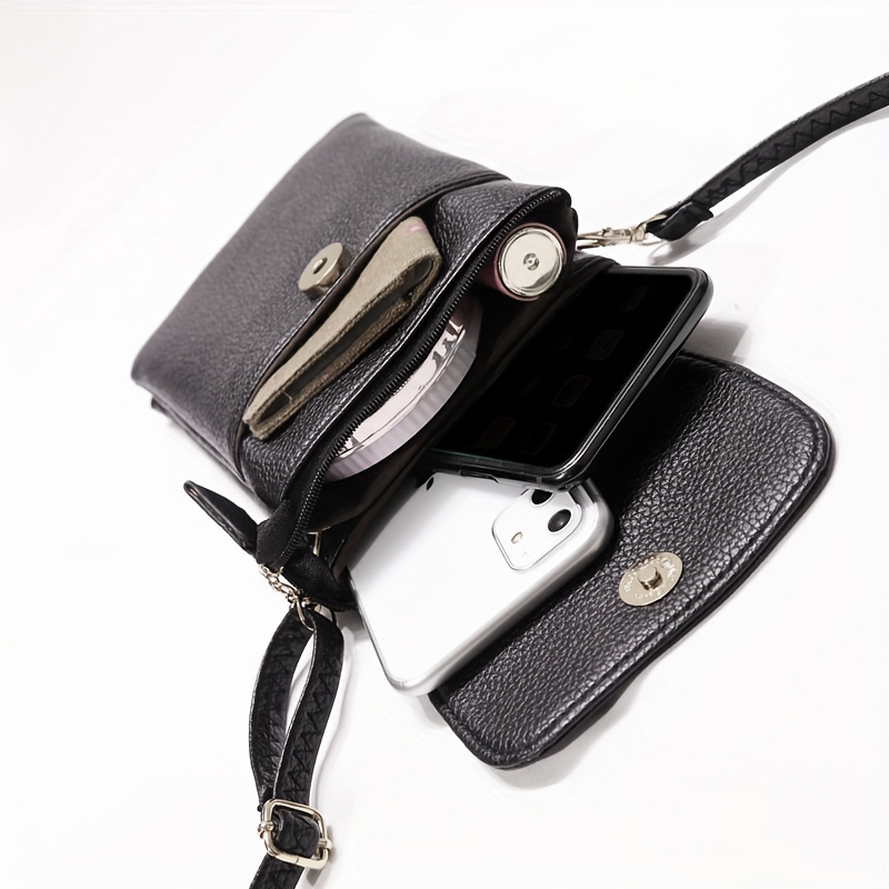 Women Leather Crossbody Phone  - Place Card Holder ulasan dan harga