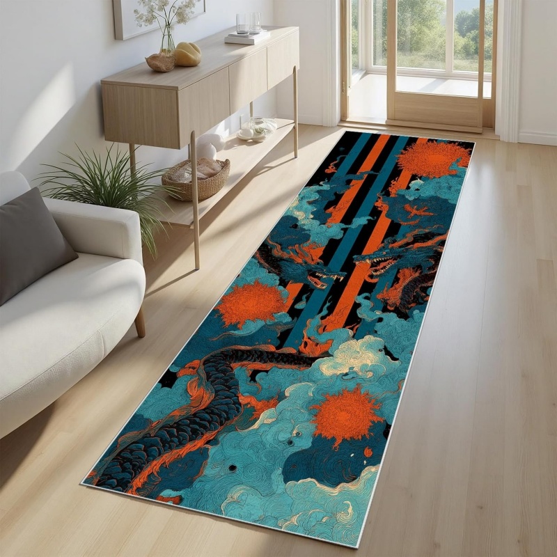 Oriental White Tiger Runner Ru - Aisle Runner White ulasan dan harga