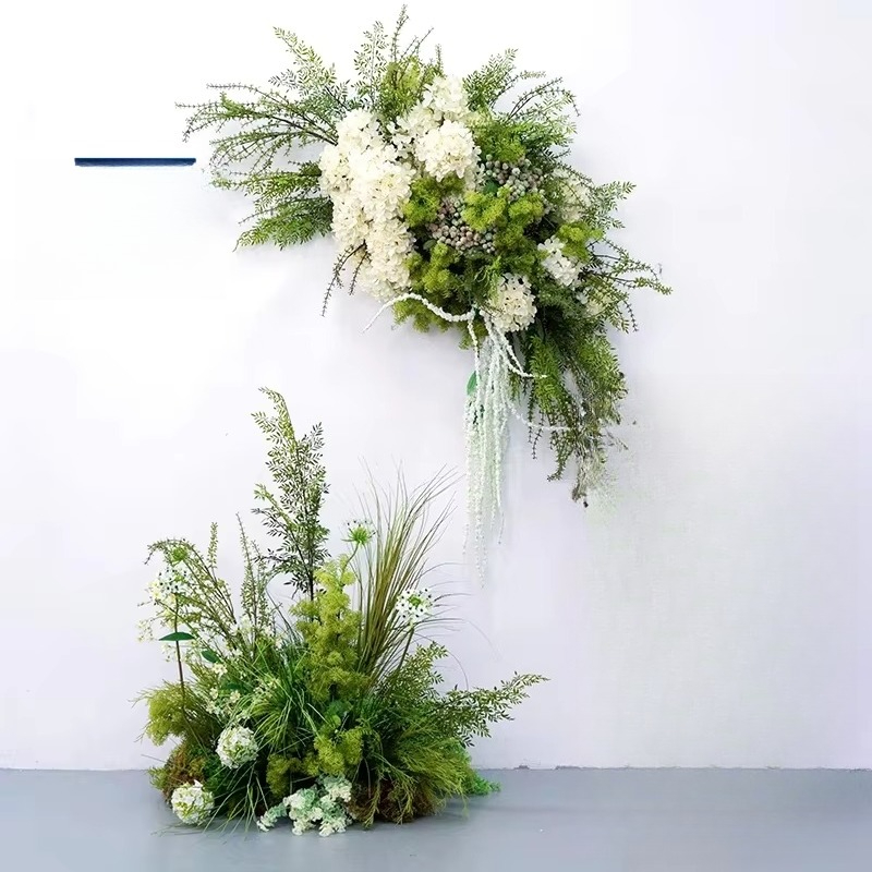 Green wedding decoration walkw - Aisle Runner White ulasan dan harga