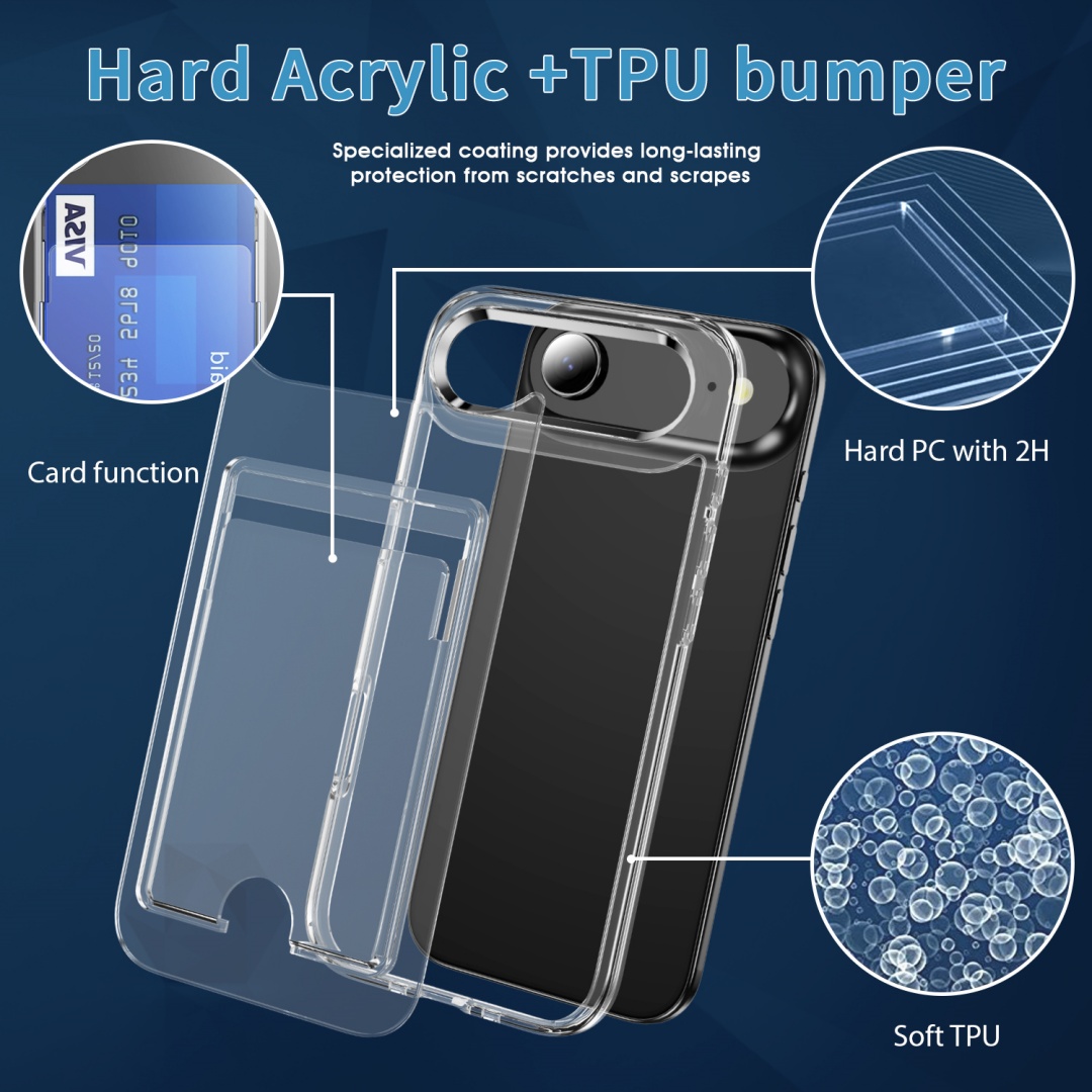 Luxury Clear Card Slot Holder  - Place Card Holder ulasan dan harga