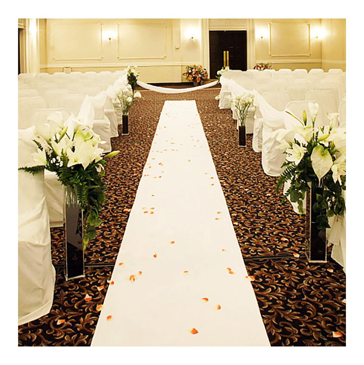 Wedding White Carpet Anti Slip - Aisle Runner White ulasan dan harga