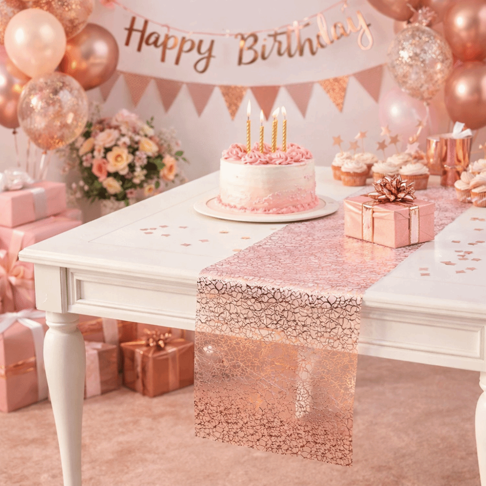 Sparkling Glitter Table Runner - Table Runner Sequin ulasan dan harga