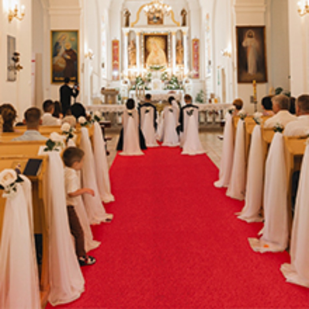 Elegant Wedding Aisle Runner C - Aisle Runner White ulasan dan harga