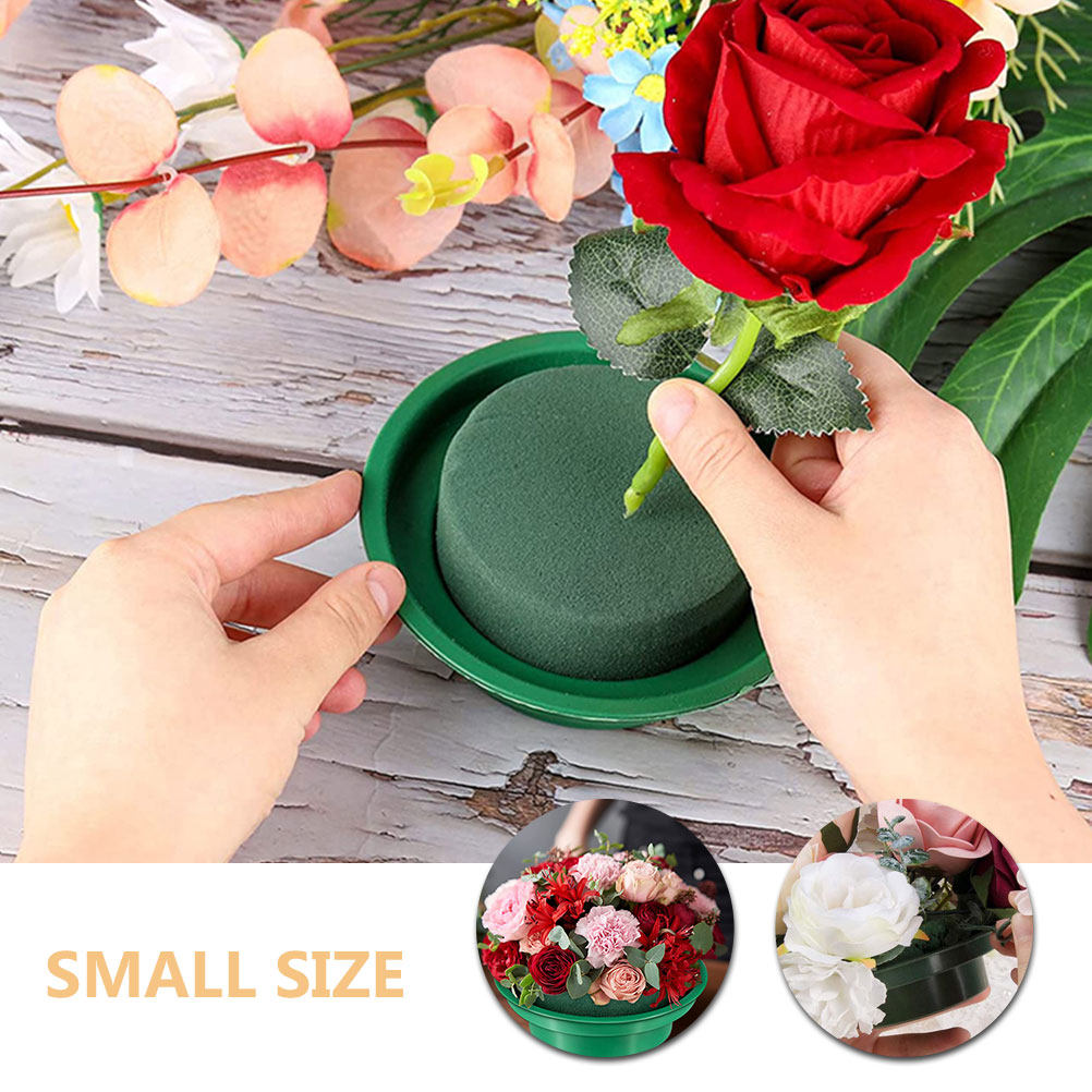 2Pcs Round Floral Mud Floral A - Wedding Decoration Supply ulasan dan harga