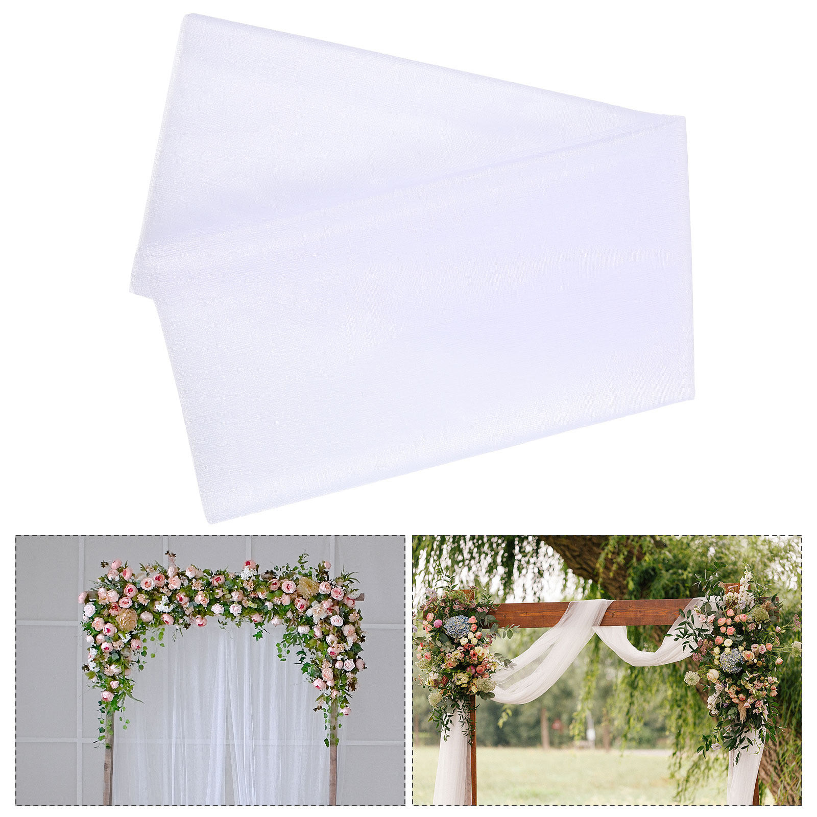 1Set Wedding Arch Drapes Organ - Wedding Ceremony Supply ulasan dan harga